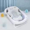Baby Veiligheidsbadnet Baby Drijvend Bader Badmat geboren Douche Ondersteuning Pad Schattig Draagbaar Matras Antislip Kussen Zitting 240228