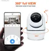 Камера радионяни HD 1080P, беспроводная IP-камера, Wi-Fi 360 CCTV, мини-видеонаблюдение за домашними животными с радионяней icam365, умный дом Q240308