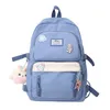 Sacs d'école fille mignon voyage sac à dos femme à la mode collège Cool étudiant sac mode dame Kawaii rose femmes ordinateur portable en Nylon