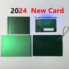 Scatole per orologi Garanzia di sicurezza verde di alta qualità Scheda di garanzia NFC Corona antifalsificazione ed etichetta fluorescente Etichetta regalo Tag seriale per Rx NO scatola