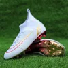 Men Soccer Shoes Pro Original Society Football Boot Turf Training Cleats Expensive Children for Kids 240228