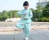 Crianças adulto menina wushu traje quimono judo roupas chinês kung fu terno tai chi roupas de arte marcial uniforme9580621