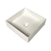 Прямоугольная настенная раковина для ванной комнаты, модная гардеробная, умывальник из кориана, твердая поверхность, смола Lavabo RS38336
