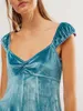 Casual Dresses Women s Summer Velvet Dress Sleeveless Sweetheart Neck Mini Pleated A-Line