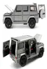 124 Alloy Car Model Collective New Vesion Matte Black Painting Big G Toy Car 929Y6 Open Doors LJ2009307205400