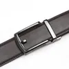 Belts Men Belt With Automatic Buckle Stylish Men's Faux Leather Micro Slide For