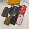 Mobiele telefoon hoesjes Mooie iPhone 14 13 Pro Max hoesjes lederen luxe hoesje voor 16 15 15pro 14pro 13pro 12pro 11pro 12 11 X Xs 7 8 12Mini portemonnee doos 0621 240304