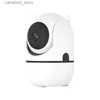 Caméra de surveillance pour bébé Caméra IP sans fil HD 1080P WiFi 360 CCTV mini surveillance vidéo pour animaux de compagnie avec moniteur pour bébé icam365 maison intelligente Q240308