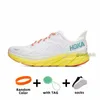 Hoka One Bondi 8 Correndo Hokas Sapatos com Caixa Mulheres Plataforma Treinadores Runnners Sapatilhas Clifton 9 Homens Mulheres Blakc White Harbor Mens US36-45