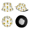 Bérets tournesol dessin seau chapeau été chapeaux trucs belle marguerite pêcheur pour les Sports de plein air femmes sessions chapeaux