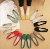 women's Knitted casual shoes Fashion Flat Shoes pure color Comfortable outdoor casual shoes