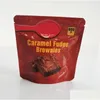 mylar bloemverpakkingszakken brownie beten chocolade fudge 600 mg Californië 3,5 g pakketverpakking plastic zak lege pakketten