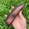 New S2268 General-purpose cowhide leather, Leather Knife Sheath for Fixed Blade 4.8 Inch Knives Brown Basket Weave Sheaths with Belt Holder