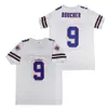 Bobby Boucher #9 The Waterboy Adam Sandler Movie Mud Dogs Bourbon Bowl voetbalshirt 240228