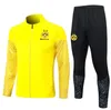 2023 2024 Borussia Dortmund Tracksuit Jacket Full Zip Soccer Set Reus Bellingham Training Suit Football Set Sursetement 2023/24 Long Zip Men Sportwear