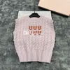 Pull tricoté sans manches pour femmes, vêtements décontractés et Sexy avec lettres, débardeur de haute qualité, été