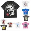 T-Shirt 2024 Designer-T-Shirt Herrenhemden Grafik-T-Shirt Designer-Polo Top Damen Hellstar-T-Shirt Brief Kurzarm Rundhalsausschnitt Rappe Hip Hop Baumwolle Herren kurz Schwarz S-XL