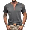 Heren T-shirts Zomer Shirt met korte mouwen Ronde hals Kleuraanpassing Modieus Casual Heren Bulk S