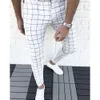 Mens Cargo Pantalones Pant Slim Fit Straight Leg Byxor Fashion Casual Sweatpants Streetwear Manlig blyertsbyxor för företag 240226