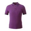 Летняя 10-цветная базовая мужская рубашка поло Мужская футболка с вышитым логотипом на груди Рубашка поло Летняя футболка Французская люксовая брендовая футболка Мужская верхняя часть размера S-XXXL