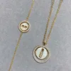 ketting voor vrouw designer diamant Verguld 18K luxe merk designer hoogste teller Geavanceerde materialen Europese maat merkontwerper voortreffelijk cadeau 019