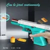 Gun Toys G18 rzucanie pocisku Automatyczna broń z zabawkami może strzelać do zabawy na zewnątrz z aluminiowymi miękką bronią broni palnej zabawki dla chłopca 240307