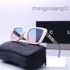 gg Designer cc Channel Sonnenbrillen Zyklus Luxuriöse Mode Frau Herren Sonnenbrille Diamant Quadratischer Sonnenschutz Kristallform Komplettpaket Brille 2TS2J