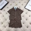 Camicia a maniche corte per bambini nuova lettera F estiva Set bello per uomo e donna Completo da bambino Pantaloni a maniche corte Set da due pezzi