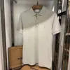 Designer Jasje Shirt Burs Poloshirt Heren T-shirt met korte mouwen en revers Casual Zakelijk Los borduurwerk b Letter High-end puur katoen EA6C