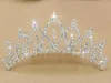 2018 Säljer bröllopstillbehör Luxury Rhinestone Silver Bridal Crowns Women Formal Ceremony Shining Princess Crowns1926186