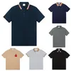 Business-Poloshirts für Herren, Designer-T-Shirts, Poloshirts, hochwertige Baumwolle, modisches, klassisches T-Shirt mit gesticktem Buchstaben-Logo, hochwertiges, bequemes Oberteil, asiatische Größe M-3XL