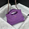 24A 31 Mini-Tasche, luxuriöse Handtasche, modische Damen-Umhängetasche, 22 cm, Leder, Diamant-Plaid, Gold-Hardware, Metallschnalle, Matelasse-Kette, Umhängetasche, Make-up-Tasche, Modetaschen