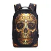 Backpack Fashion Skull Printing Designer Backpacks Students School Polyester Travel Bags 8 Color3350