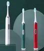 歯ブラシ防水歯ブラシ超音波バッテリー電源電気歯ブラシポータブル歯ブラシ歯クリーンアダルトブラシ9010040