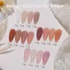 Transparante Jelly Gel Nagellak Langdurige SemiPermanente 7 ml Naakt Top Coat Losweken UV Vernis Manicure Art Design 240229