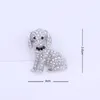Spille TANGTANG Fashion Spilla per cani Design adorabile Strass Labrador Spille per gioielli Retro Oro antico / Placcato rodio Bijoux