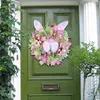 Kwiaty dekoracyjne 2024 WIERNIE Wielkanocne Śliczne powitalne Znak Załącznik Kolorowe ozdoby ściany drzwi Dekoracja wiosenna
