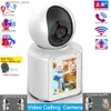 Babyfooncamera 2MP PTZ WIFI-camera AI-tracking stem wake-up video-oproep met 2,8-inch scherm babyfoon voor binnen veiligheid CCTV-bewaking Q240307