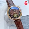 Nya Balloon Mens Watches Ceramic Bezel Classic 42mm Luxury Automatisk mekanisk rörelse Watch Designer Men Tank Wristwatches #4456