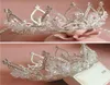 Säljer vintage silver bröllop tiara brud hår krona pannband tillbehör kvinnor smycken hårband headpiece5603245