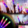 LED Light Lights 12153060pcs BK Colorf Glow RGB Foam Stick Stick Tube Dark Dark Birthday Party Supplies Drop Droviour Dhbzi