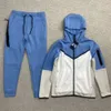 تقنيات Fleece Hoodies الأزياء المصممة السميكة للرجال رجال امرأة سراويل الرجال الرياضة zip jogger pant tracksuits womens joggers coats 913 719
