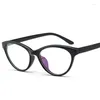 Zonnebril Frames 2024 Cat Eye Bril Frame Vrouwen Merk Vintage Optische Print Kat Computer Brillen 8 Kleur Oculos de Grau