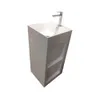 420x450x900mm bağımsız katı yüzey taş lavabo banyo reçine reçine lavabo kaidesi lavabo gemisi rs38378
