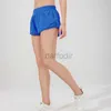 Pantaloni attivi ll pantaloncini sportivi pantaloni yoga hotly hot 4 Pantaloni corti Ragazze che corrono pantaloni elastici Abbigliamento sportivo Tasche hotty hot shorts 240308