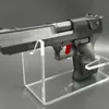 Gun Toys 1PCS Clear Acrylic Toy Pistol StandPistol Holders Display Rack Tabletop Decoration 240307