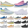 Top Bondi 8 Running Shoes Plataforma feminina Tênis Clifton 9 Men Black White Harbor Mulheres Mulheres ao ar livre Treinadores esportivos Runnners Treinadores de ginástica tênis de ginástica 55 39