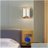 Vägglampa amerikansk ljus lyx led vardagsrum vit konst sängen sovrum soffa bibliotek designer belysning droppleverans dho0d