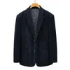 Men's Suits 2024 High-end Woolen Coat And Fleece Casual Jacket With Tweed Cropped Lapel Regular Autumn Winter Blazers Korean