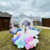 vente en gros tente gonflable transparente à bulles avec tunnel pour le camping tente extérieure légère de dôme clair de tarvel de haute qualité